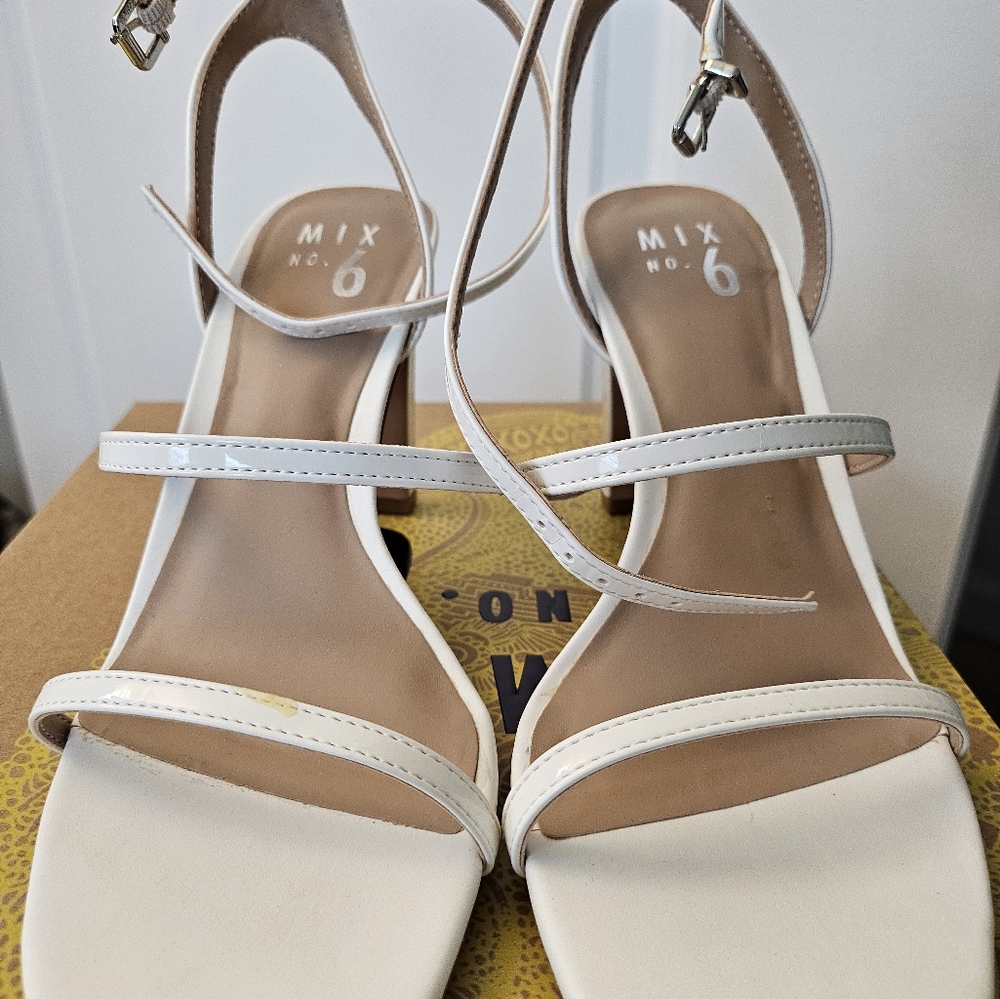 Strappy heel sandals